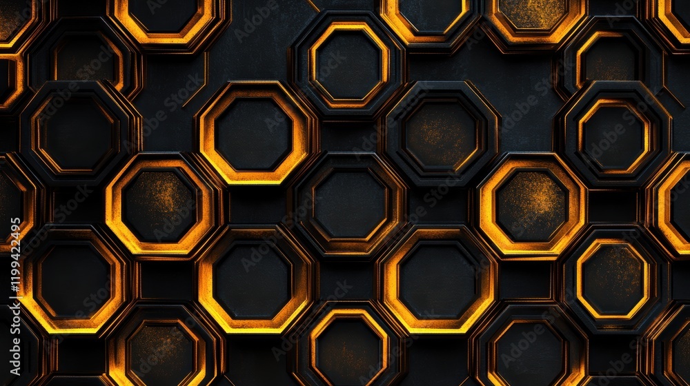 Poster abstract design showcase illuminating high-fidelity geometric patterns in digital space