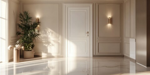 Modern Hotel Entrance