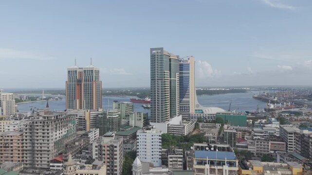 DAR ES SALAAM SKYLINE - PORT VIEW