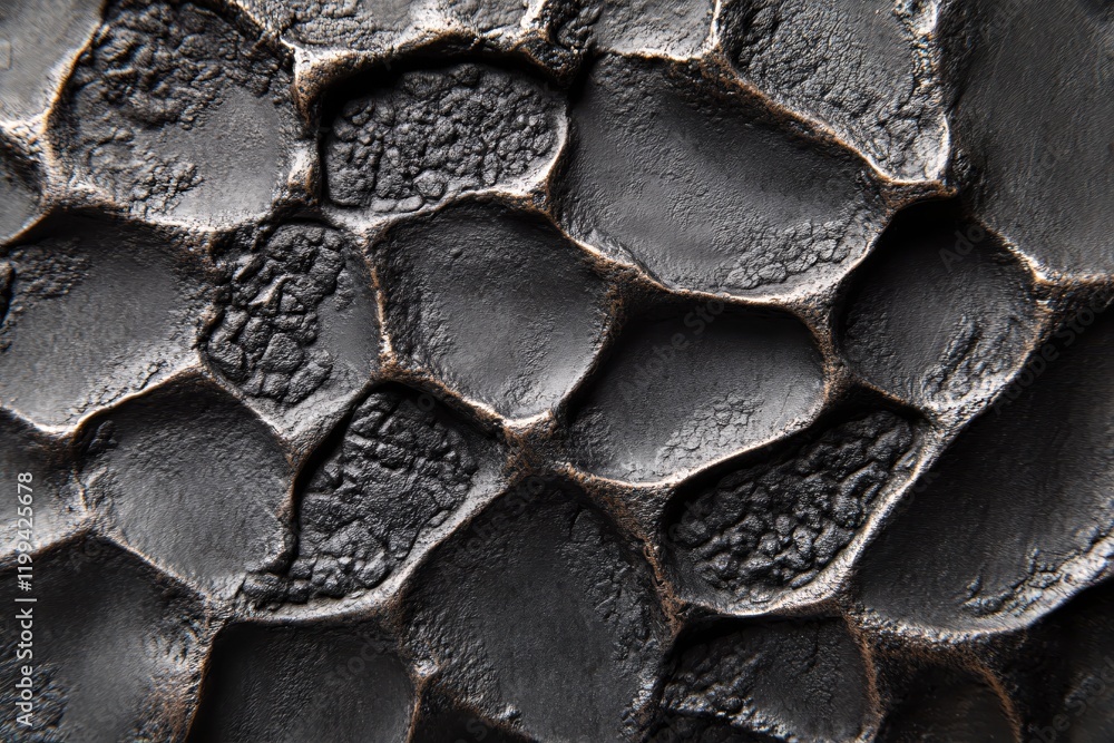 Aufkleber dark textured metal surface abstract background design