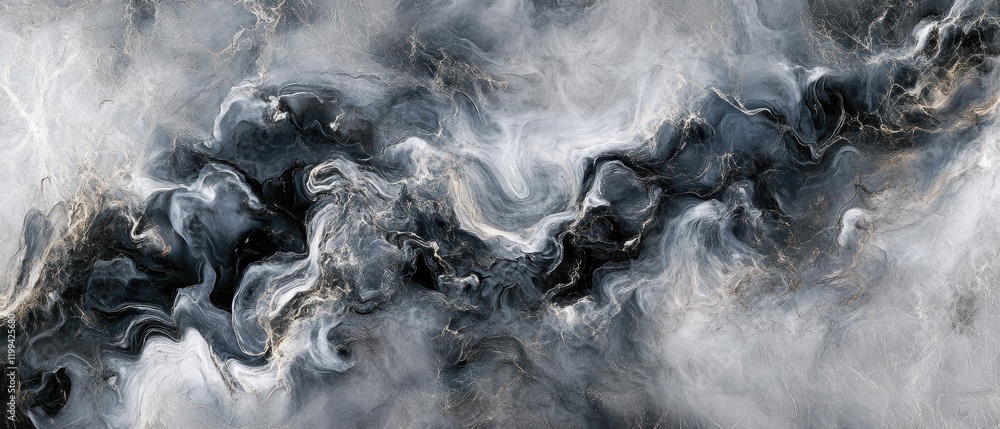 Poster creating dynamic abstract art seamless blends for a high-fidelity visual experience