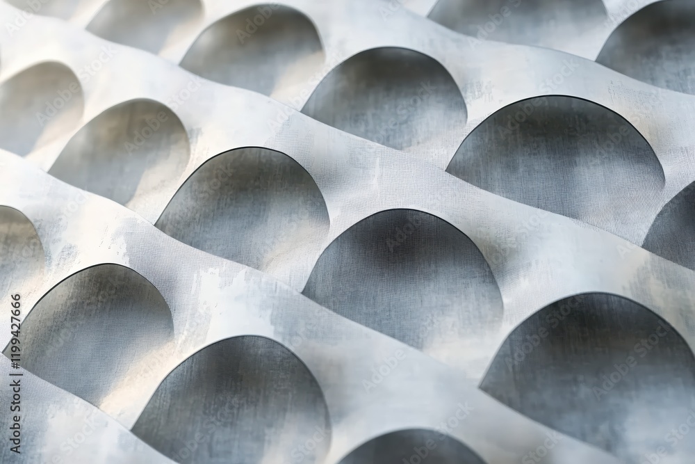 Poster Abstract Grey Architectural Design Modern Wave Pattern Texture Background