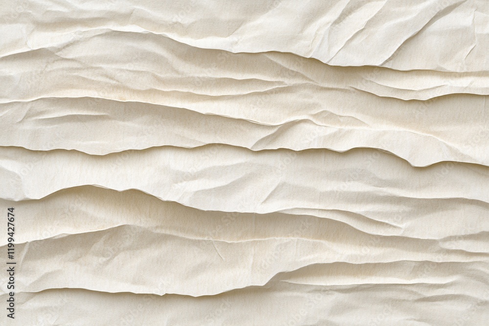 Poster textured cream paper background soft waves elegant design