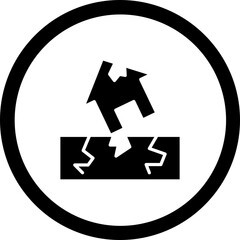 Catastrophe Vector Icon Design
