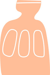 Abstract Hand Drawn Vase