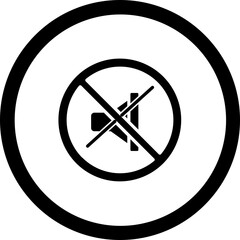 Silent Mode Vector Icon Design