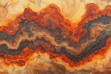 Naklejka premium Abstract Orange and Brown Earth Tones Texture Background Image