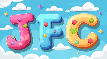 Vibrant Educational Flash Card for Teaching Letter F with Colorful Fig Illustration