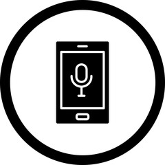 Microphone Vector Icon Design