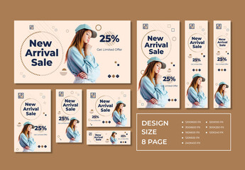 Fashion Sale Web Banner Set