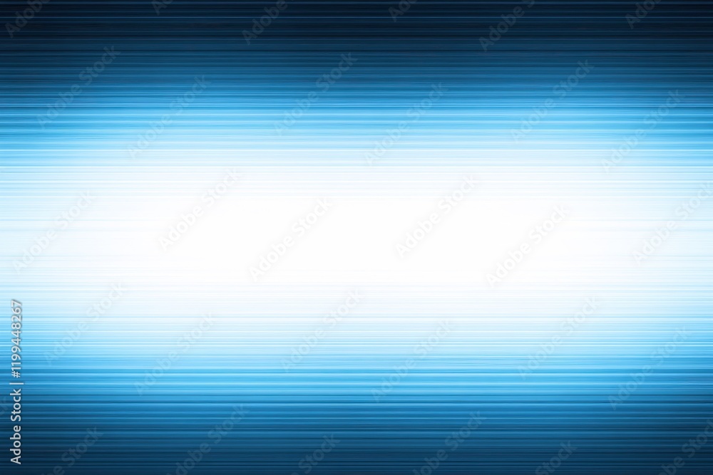 Poster abstract blue horizontal lines gradient background design