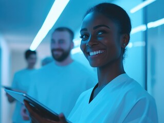 Professional Healthcare Worker in Hospital Setting