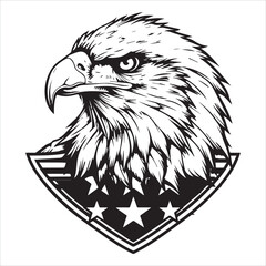 coat of arms with eagle and shield