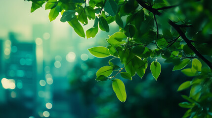 Green background highlights key company earnings in financial market analysis 