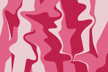 Pink valentine abstract background. Illustration for banner, poster, card