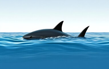 Fototapeta premium Understanding the Risks Associated with Shark Encounters