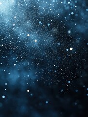 Fototapeta premium Stunning Blue Background with Shimmering Particles and Glowing Lights, Perfect for Abstract Artwork, Digital Designs, and Creative Projects Featuring Sparkling Effects