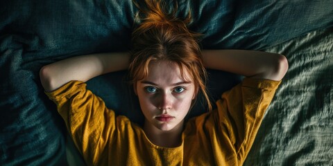 Fototapeta premium Introspective Expression of Youth