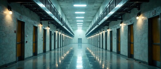 Obraz premium Prison vs. Alternative Sentencing: A Visual Comparison