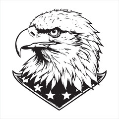 coat of arms with eagle and shield