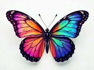 Obraz premium Majestic Butterfly Wings, Colorful Display