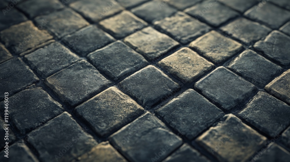 Poster dark stone pavement texture. great for game backgrounds.