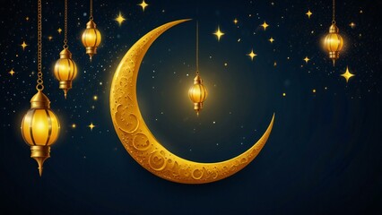 Fototapeta premium eid mubarak greeting card vector