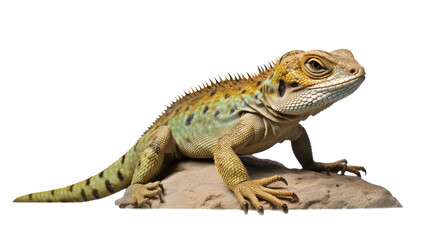 Naklejka premium bearded dragon lizard