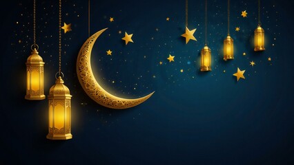 Naklejka premium eid mubarak greeting card