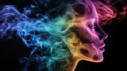 Mystical Smoke Portrait