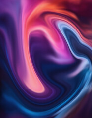 Obraz premium Soft flowing waves in pink and purple satin fabric design with light texture, creating a smooth, abstract backdrop