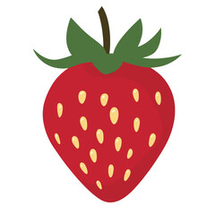 Fototapeta premium Strawberry illustration design fruit vector
