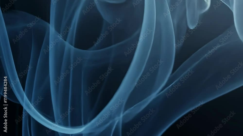 Poster mesmerizing flowing smoke patterns in elegant motion