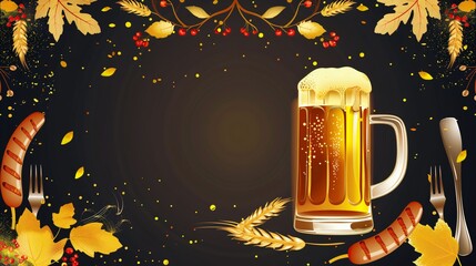 Beer Festival Vertical Banner Template Design for Ad Campaigns