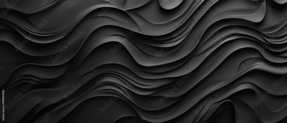 Poster artistic environment close-up of dynamic wavy patterns and high fidelity abstract design