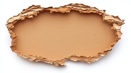 Creative torn paper texture studio high-quality image minimalist close-up visual design