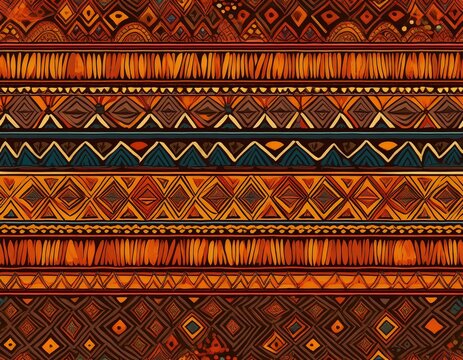 motif ethnique de style africain sans couture motif traditionnel primitifs repetitif