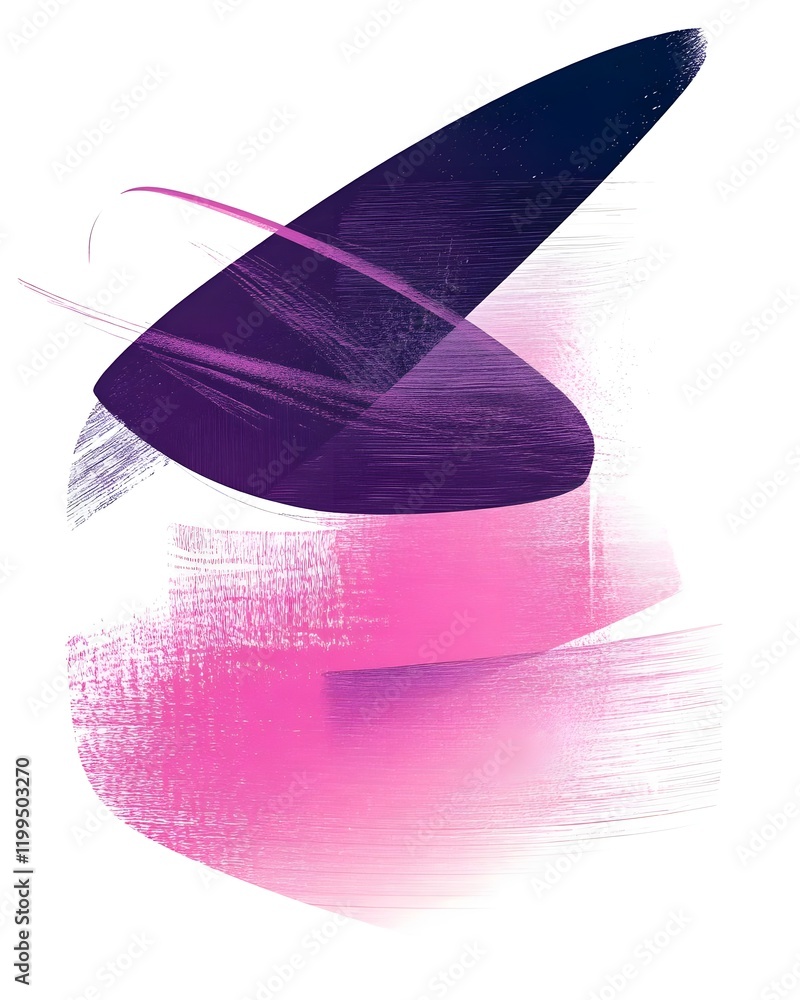 Poster abstract design featuring vibrant colors and dynamic shapes.