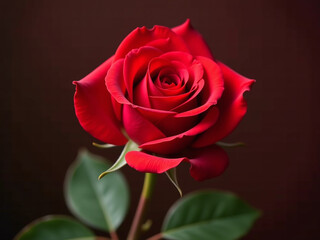 The Red Rose Of Saint Valentine Is A Classic Symbol Of Love And Romance Associated With This Holiday. 00001