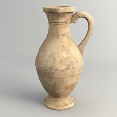 Unique handcrafted ceramic jug showcasing ancient craftsmanship from a bygone era