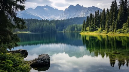 The picturesque landscape showcases nature’s beauty.