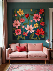 Floral Elements Bring Color Texture And Form To Interior Spaces Enhancing Aesthetic Appeal And Overall Ambiance Of A Room Instantly. 00003
