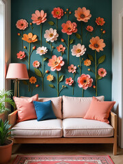 Floral Elements Bring Color Texture And Form To Interior Spaces Enhancing Aesthetic Appeal And Overall Ambiance Of A Room Instantly. 00001