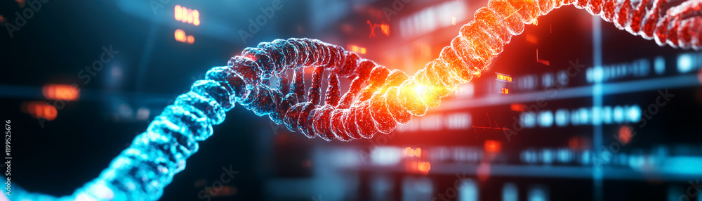 Poster exploring dna analysis techniques in a modern laboratory environment insights into genetic research 