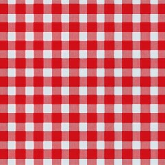 background with red checkered tablecloth