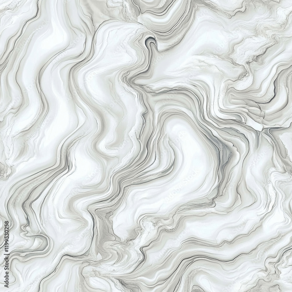 Poster Abstract marble texture with swirling patterns and neutral tones