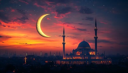 Obraz premium illustration of Abstract background for ramadan kareem