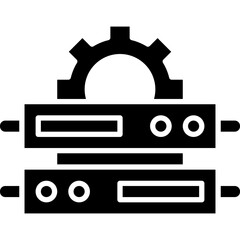 Server Connection Settings icon single vector illustration