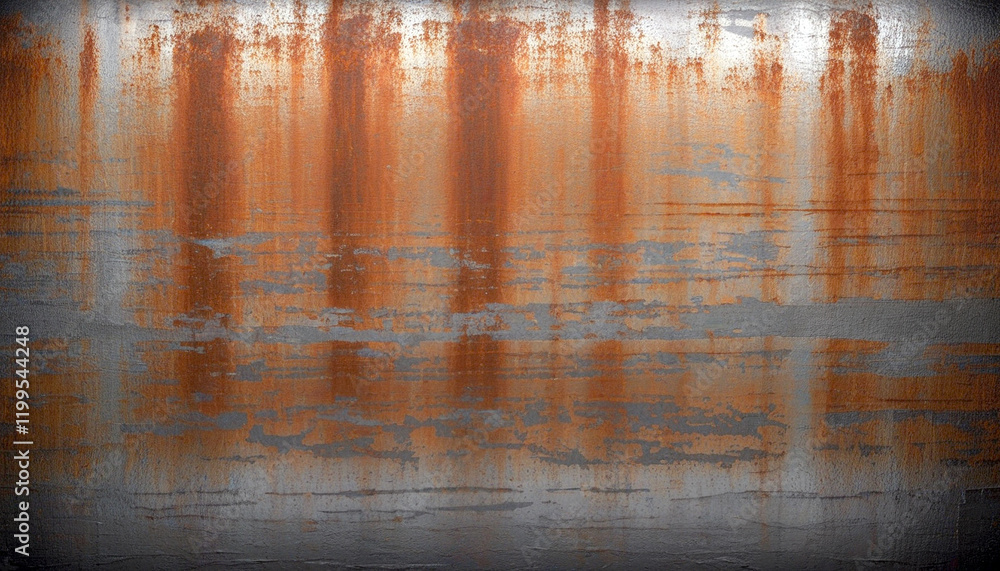 Poster rusty textures create an abstract composition of colors and patterns