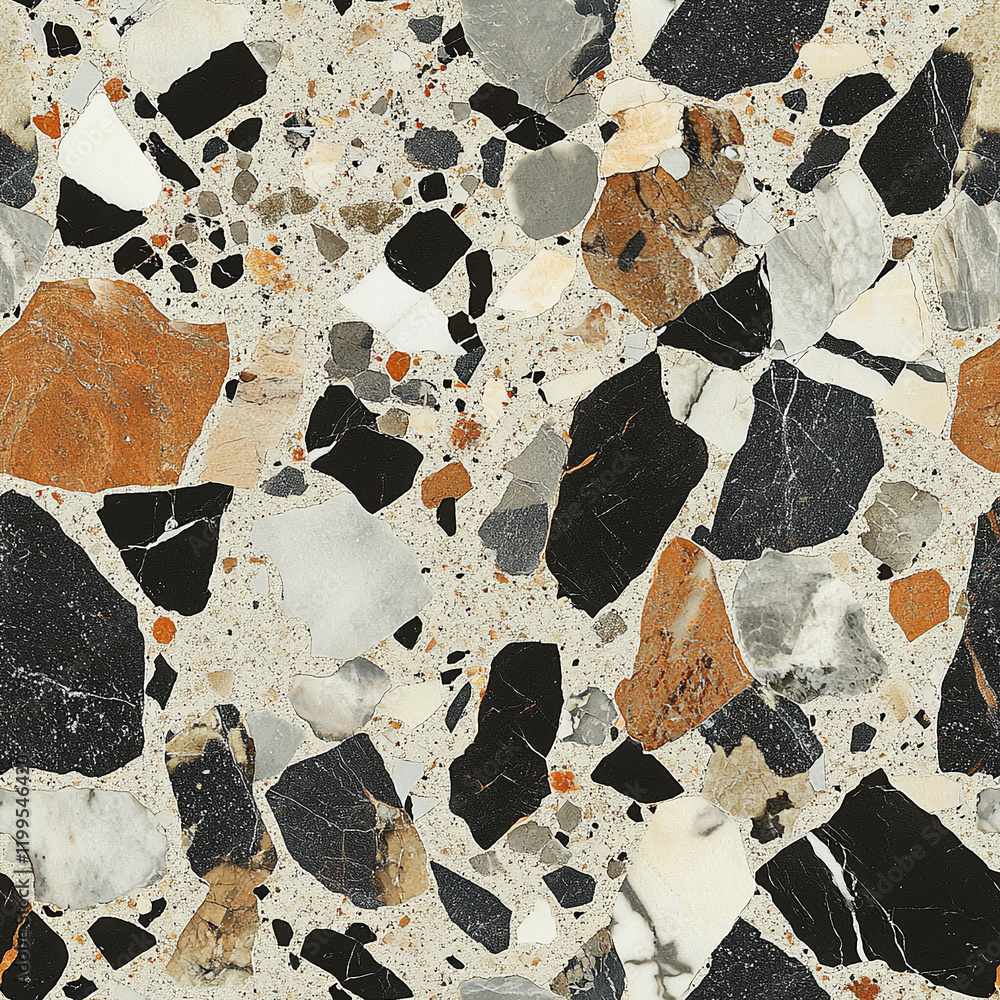 Poster abstract multicolored marble texture with natural stone pattern